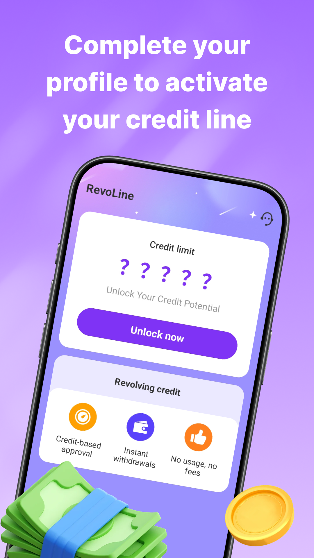 App screen: identity verification